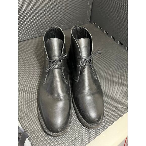 Thursday Boot Co. Everyday Black Leather Chukka Boots Handmade Men Size 12.5 - Picture 2 of 8